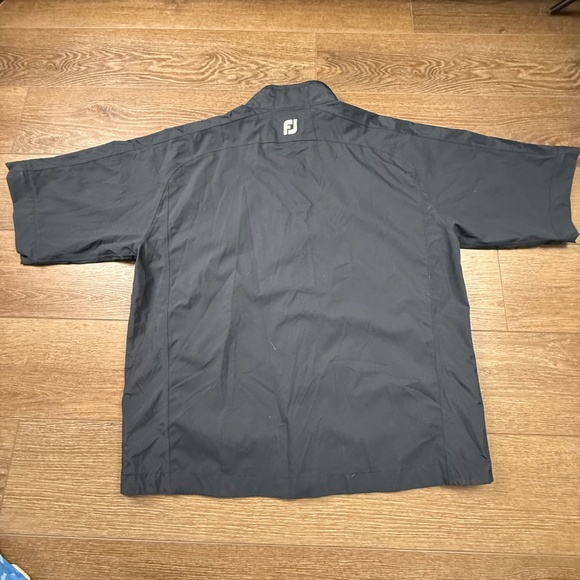 FootJoy DryJoys Men's Full-Zip Short Sleeve Windbreaker, Water Resistant XL Golf - Picture 1 of 15